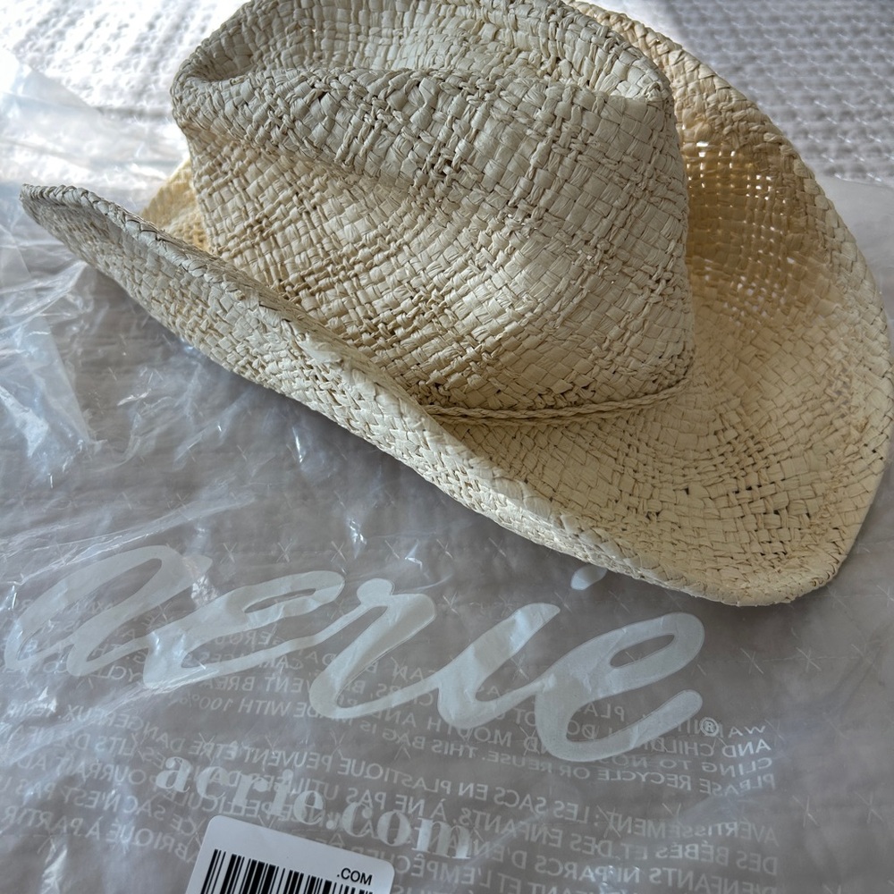 Aerie Straw Cowboy Hat - Natural